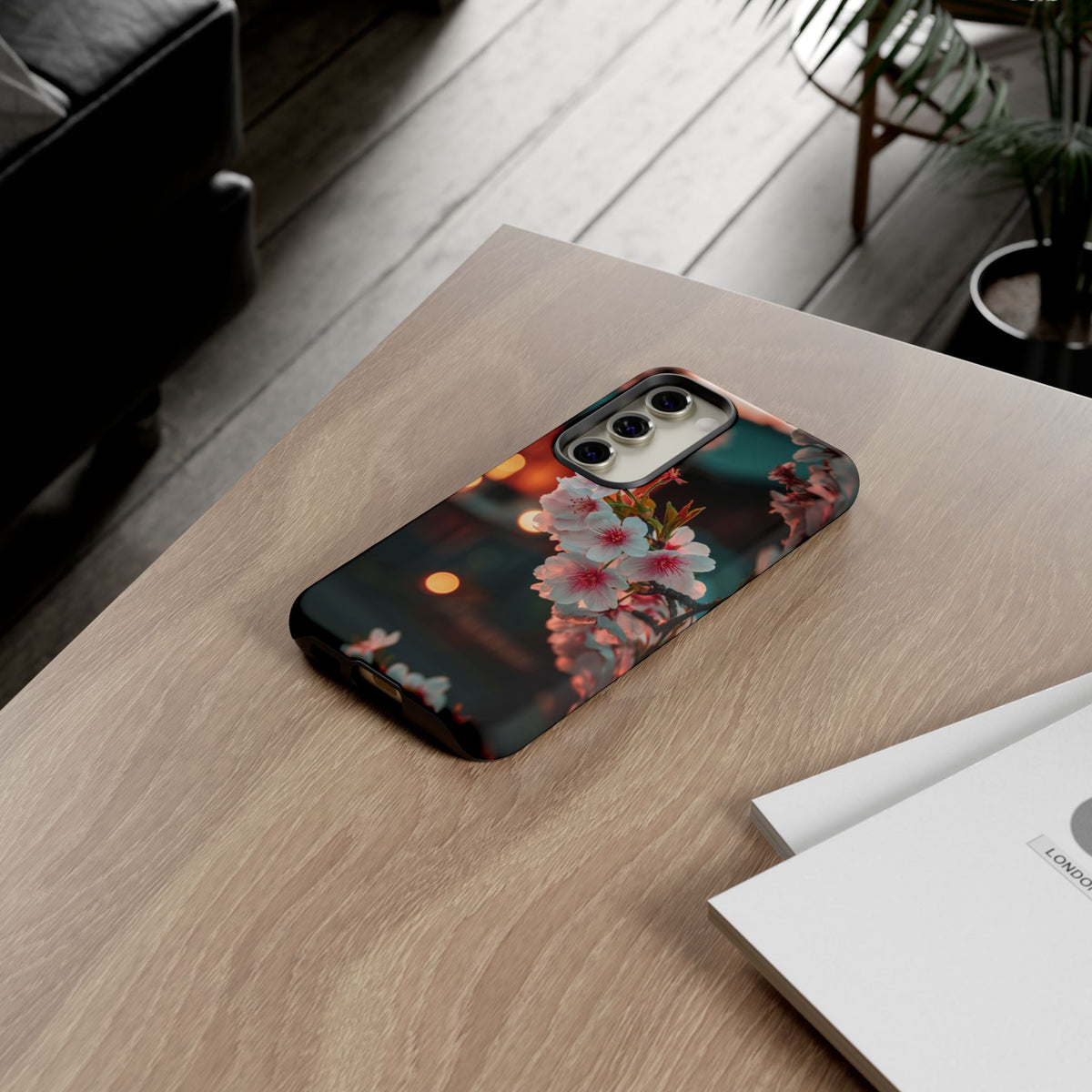 Kyoto Blossom Lanterns Samsung Galaxy Tough Phone Case