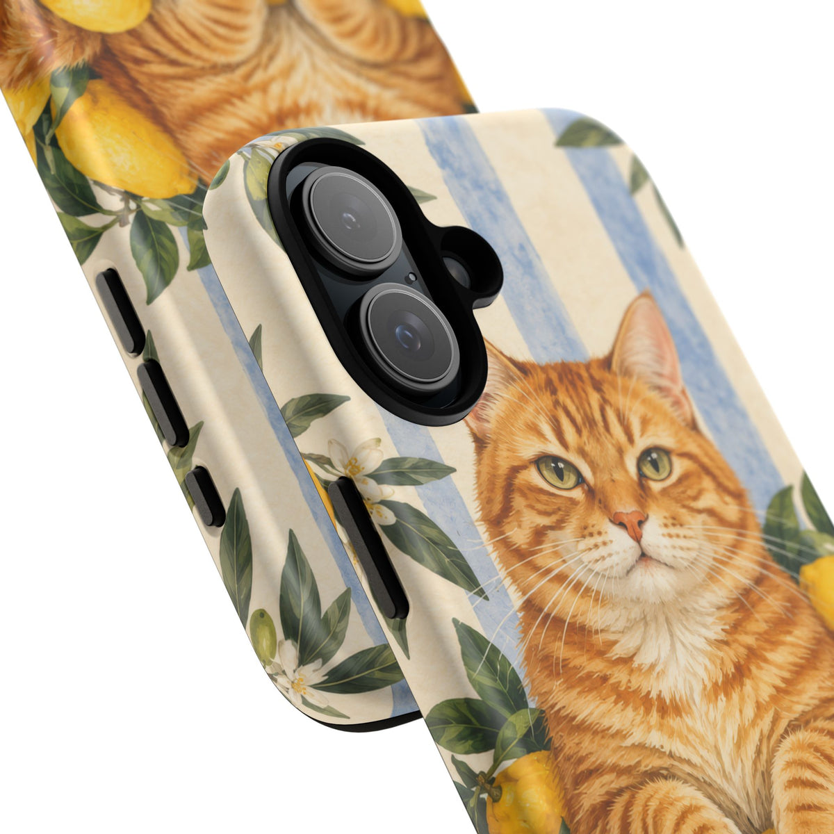 Citrus Inspector iPhone Tough Case | ginger cat
