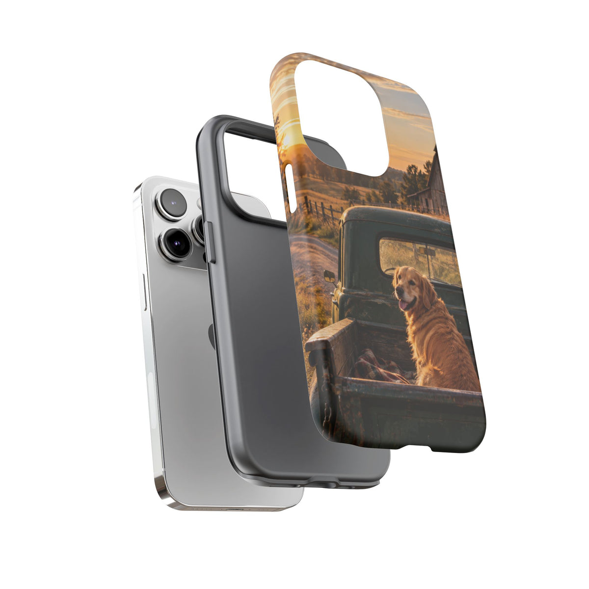 Sunday Road Golden iPhone Tough Case | golden retriever