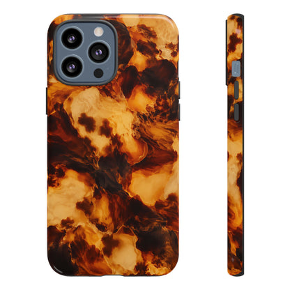 Amber Marble iPhone Tough Case | Amber Mosaic