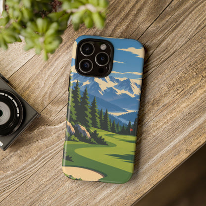 Mountain Golf — Alpine Fairway iPhone Tough Case