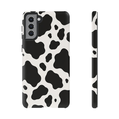 Classic Holstein Samsung Galaxy Tough Case | Black & White Cow Print