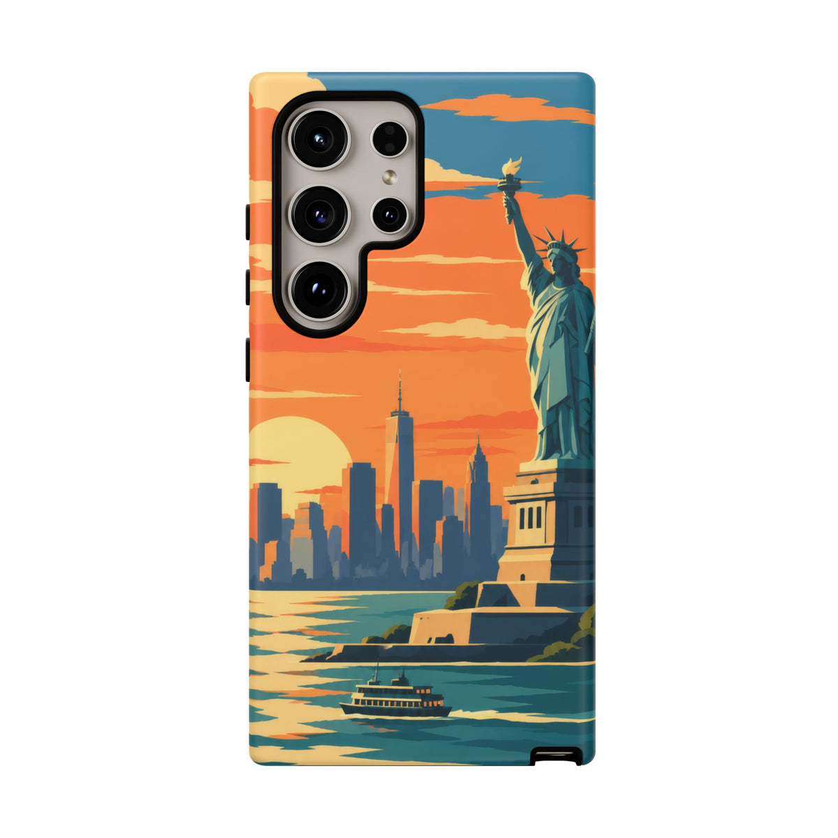 New York City — Harbor Liberty Samsung Galaxy Tough Case