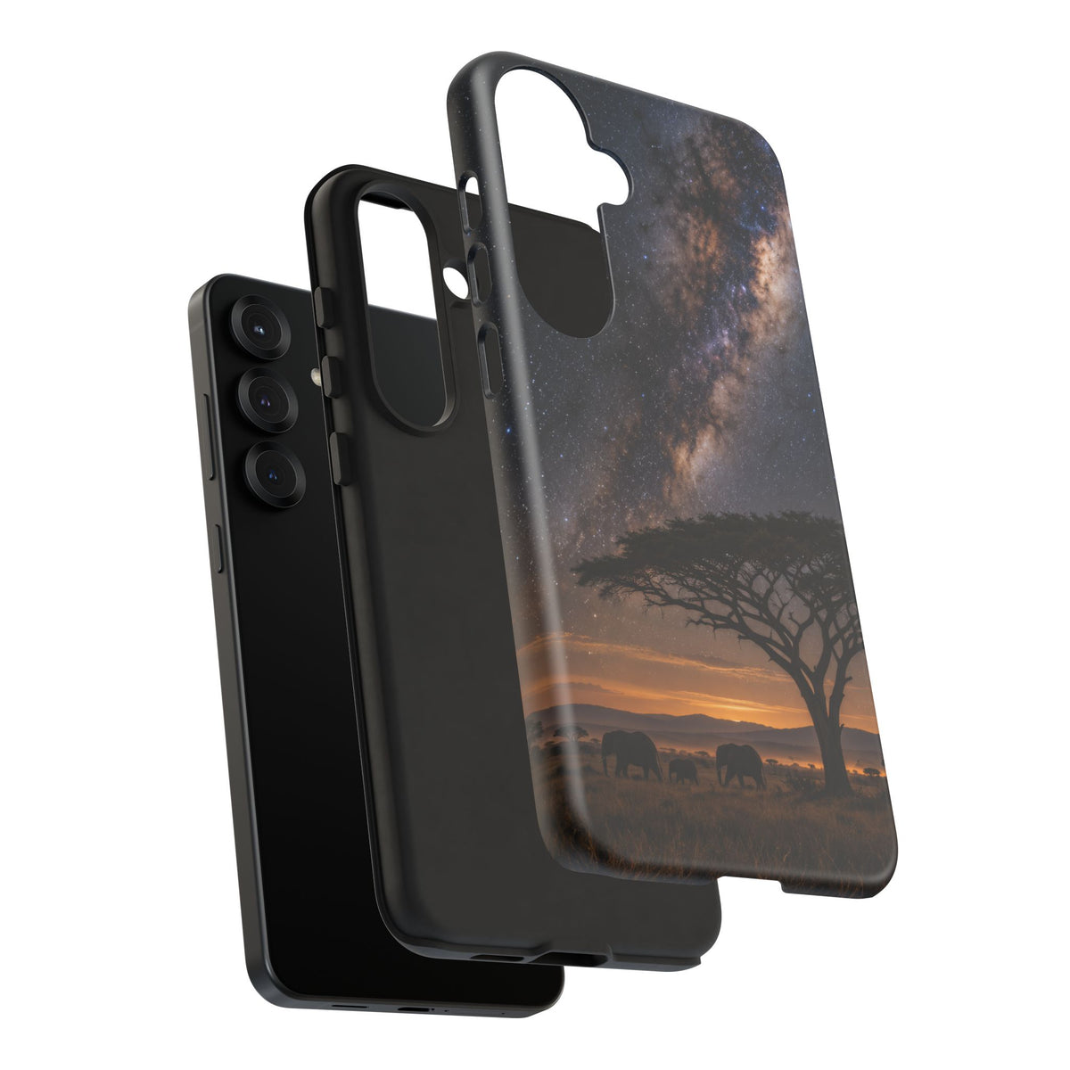Milky Way over the Plains Samsung Galaxy Tough Case