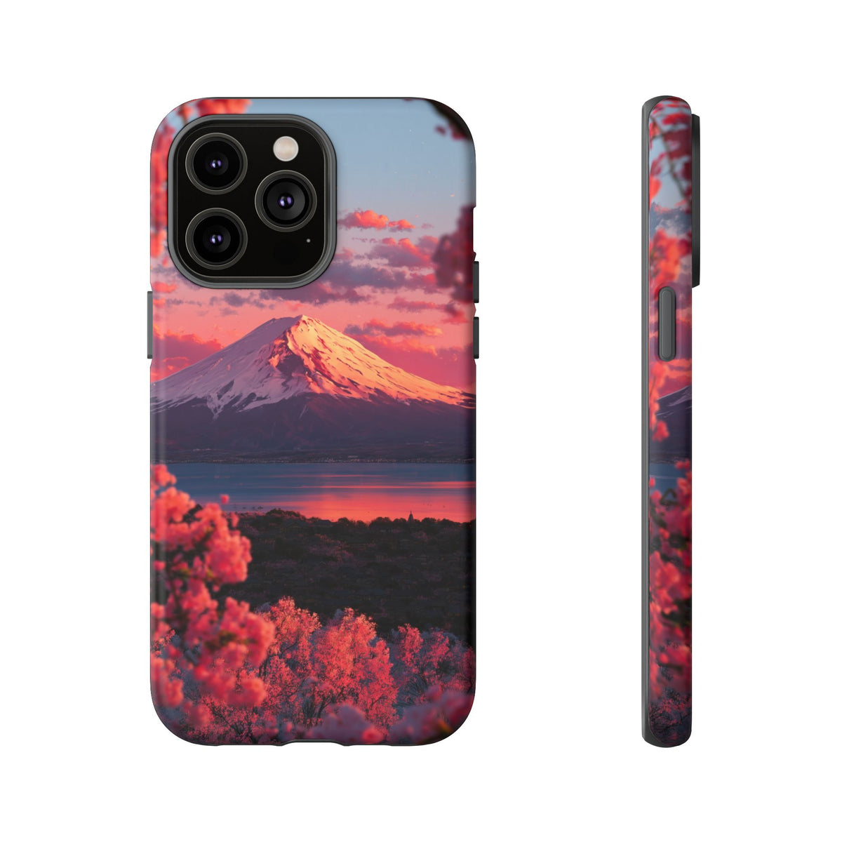Fuji Rose Horizon iPhone Tough Phone Case
