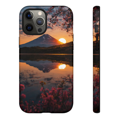 Fuji Golden Reflection iPhone Tough Phone Case