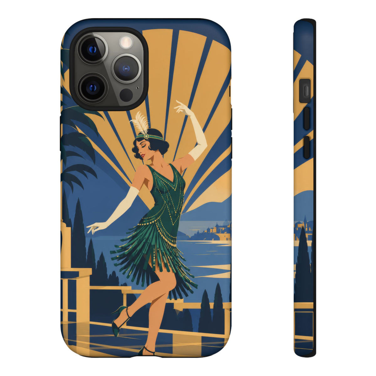 1920s Flapper — Jazz After Dark iPhone Tough Case
