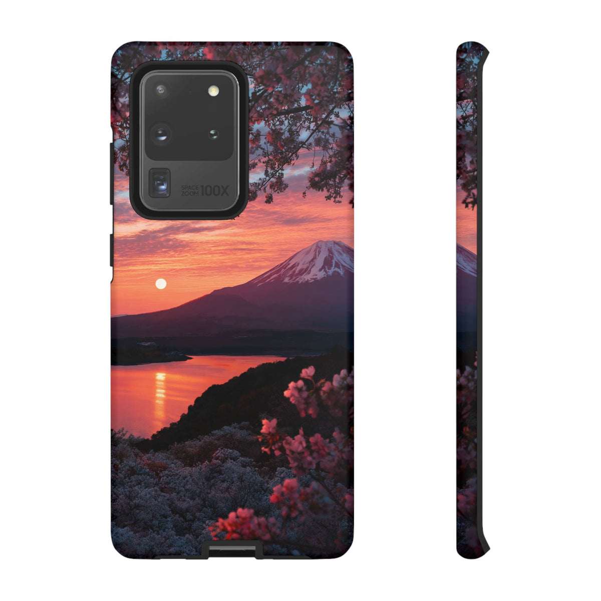 Fuji Moonlit Sakura Samsung Galaxy Tough Phone Case