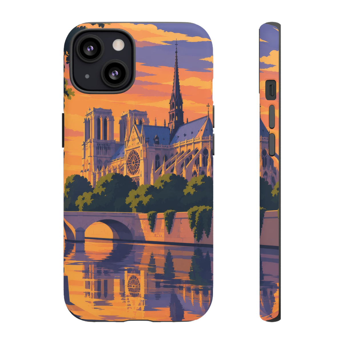 Notre Dame — Cathedral Twilight iPhone Tough Case