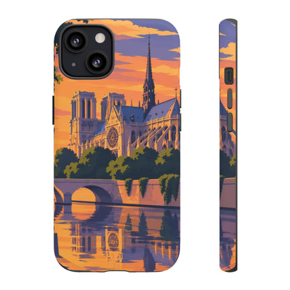 Notre Dame — Cathedral Twilight iPhone Tough Case