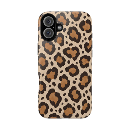 Leopard Print iPhone Tough Case | Cocoa Wildcat