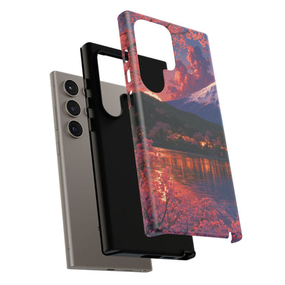 Sakura Lakeside Village Samsung Galaxy Tough Phone Case