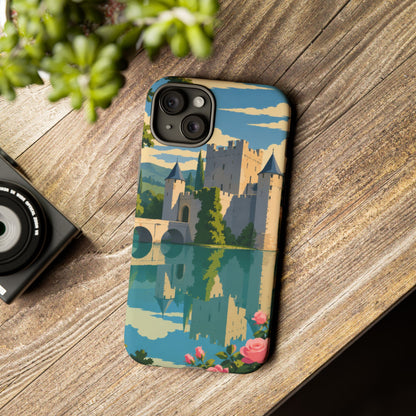 English Castle — Moat and Roses iPhone Tough Case