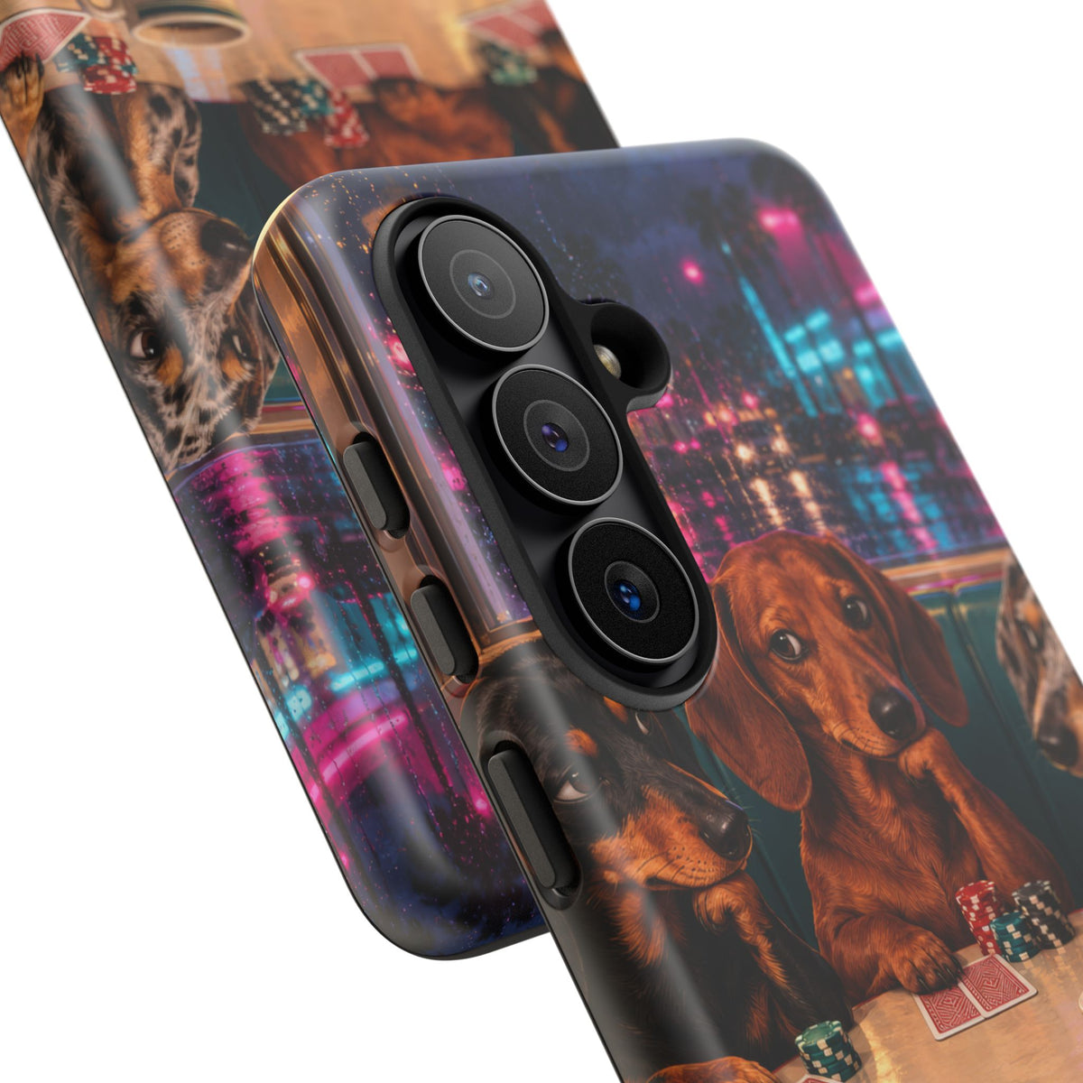 All-Night Aces Samsung Galaxy Tough Case | dachshund poker