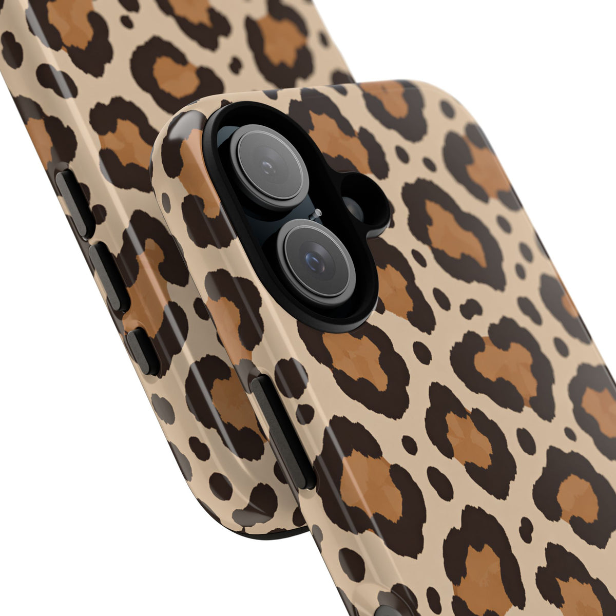 Leopard Print iPhone Tough Case | Cocoa Wildcat