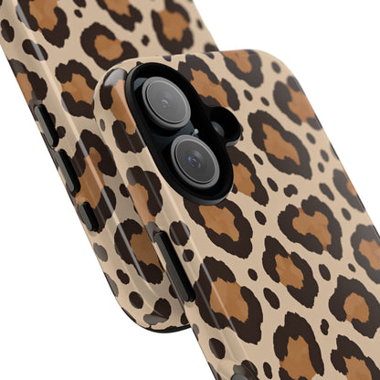 Leopard Print iPhone Tough Case | Cocoa Wildcat