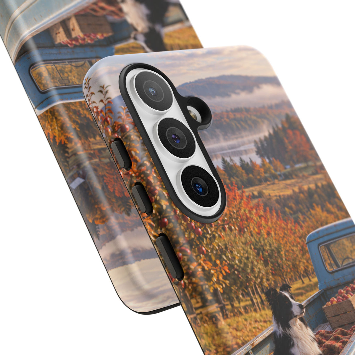 Blue Truck October Samsung Galaxy Tough Case | border collie