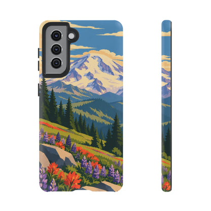 Mount Rainier — Meadow Radiance Samsung Galaxy Tough Case