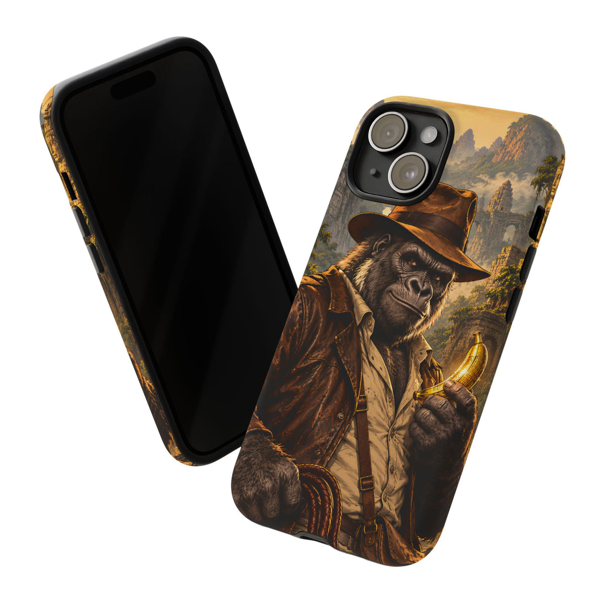 Adventure Gorilla iPhone Tough Case | Temple of Bananas