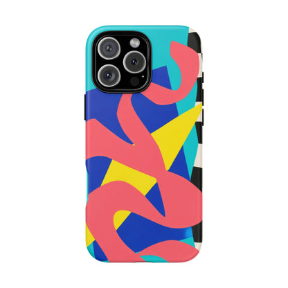Cut Loose iPhone Tough Case | Retro Abstract Art