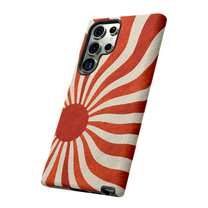 Terracotta Sunburst Samsung Galaxy Tough Phone Case