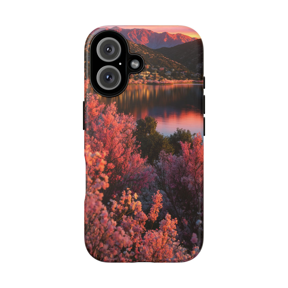 Alpine Bloom Lake iPhone Tough Phone Case