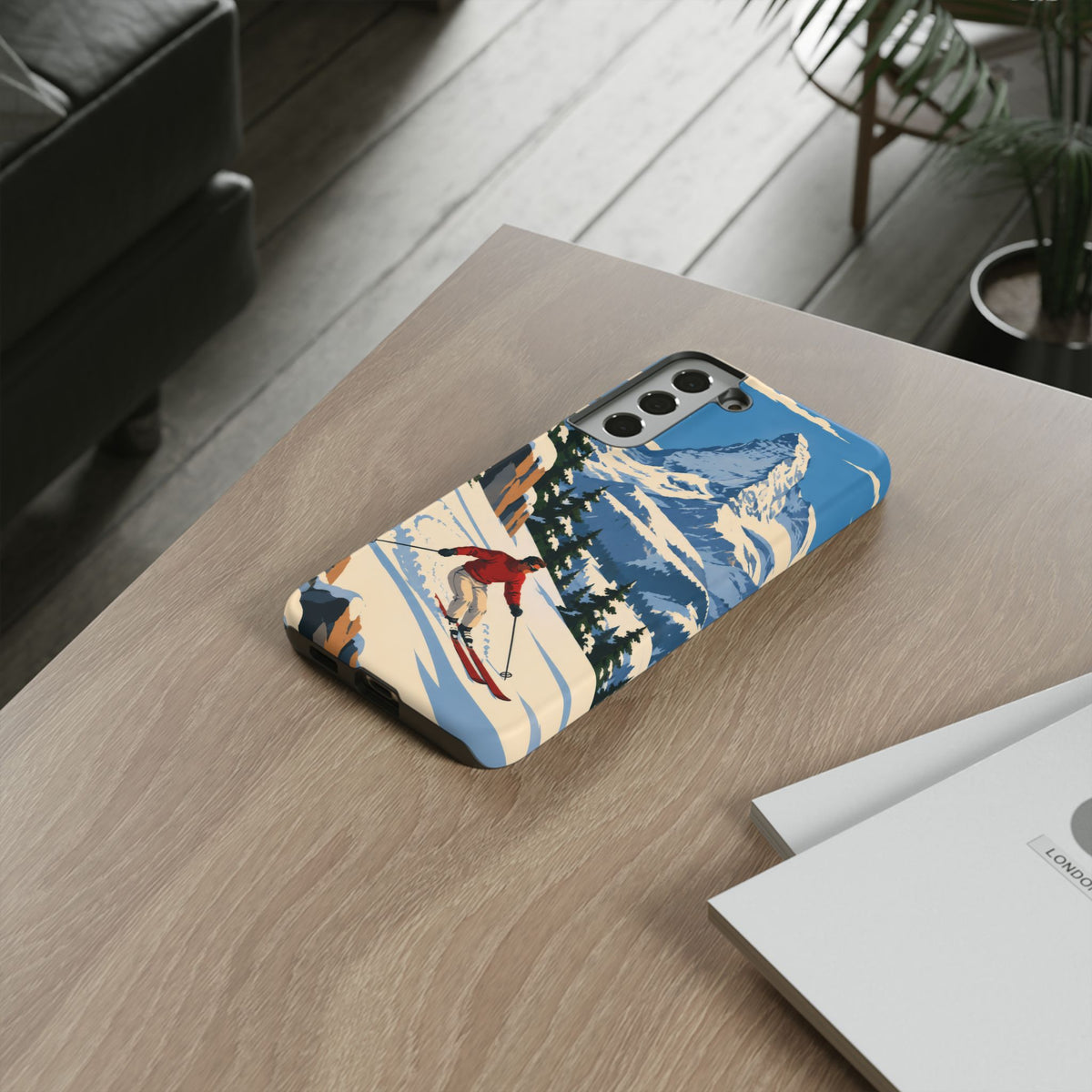 Swiss Skiing — Downhill Arc Samsung Galaxy Tough Case