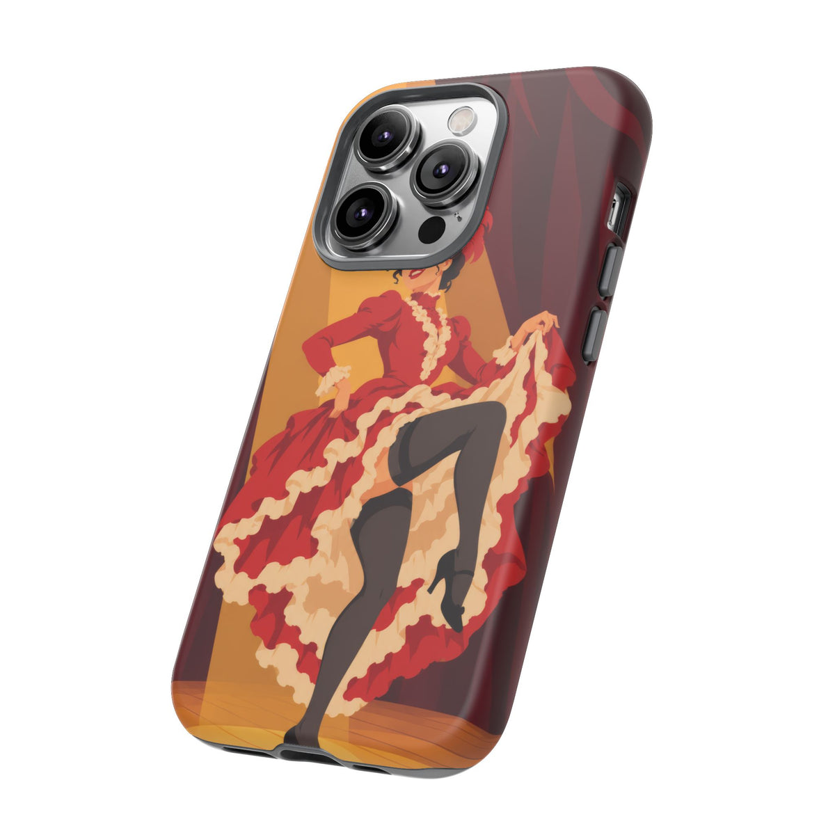 Moulin Rouge Dancer — Crimson Cabaret iPhone Tough Case | cabaret dancer