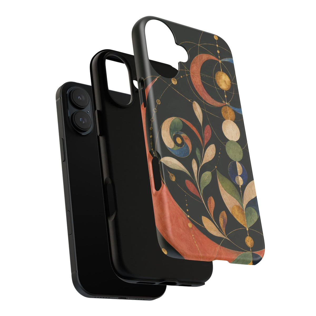 Orbital Garden iPhone Tough Case | Celestial Botanical Geometry