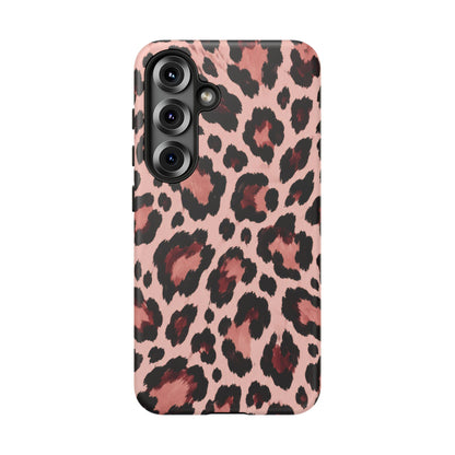 Wild Burgundy Samsung Galaxy Tough Case | leopard print