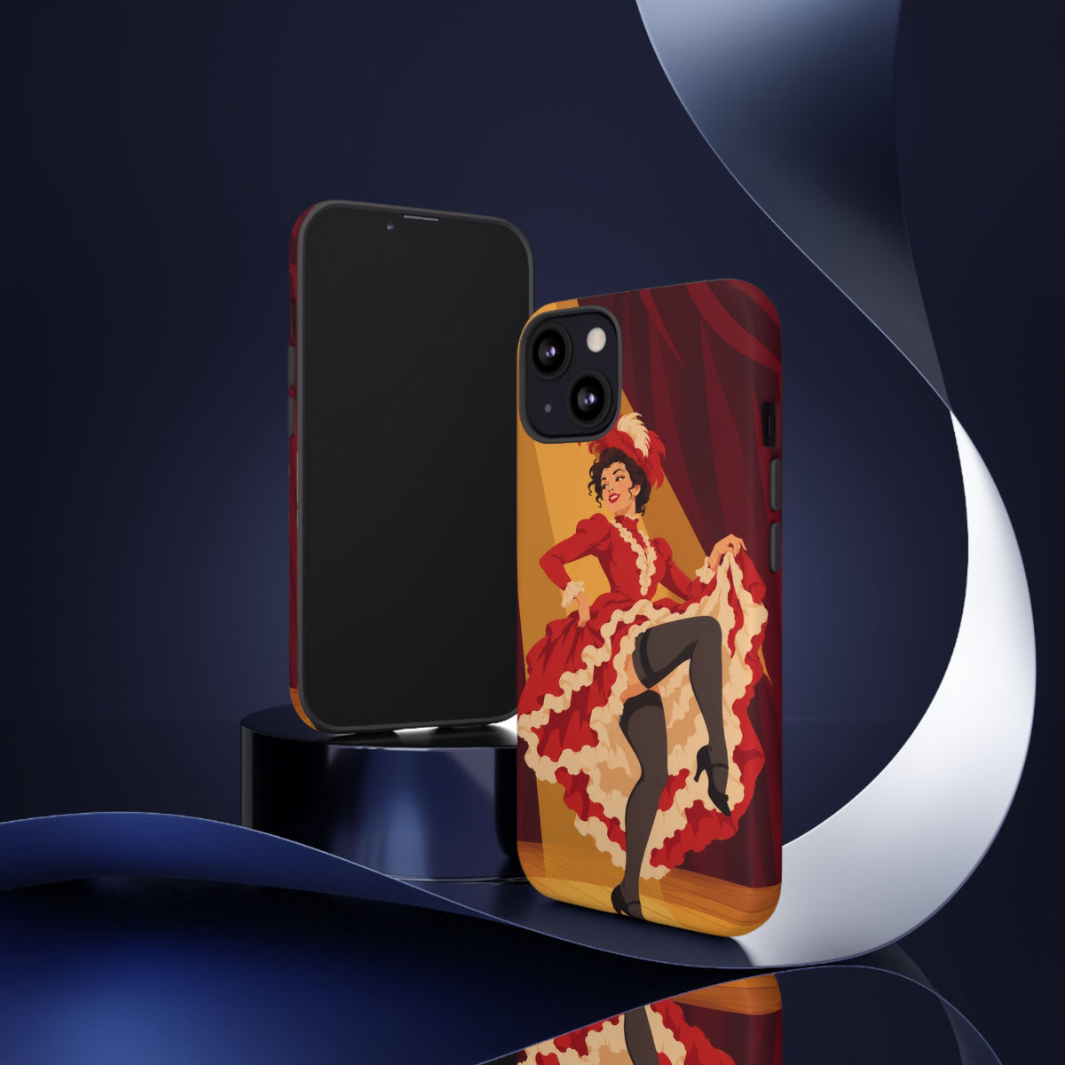 Moulin Rouge Dancer — Crimson Cabaret iPhone Tough Case | cabaret dancer