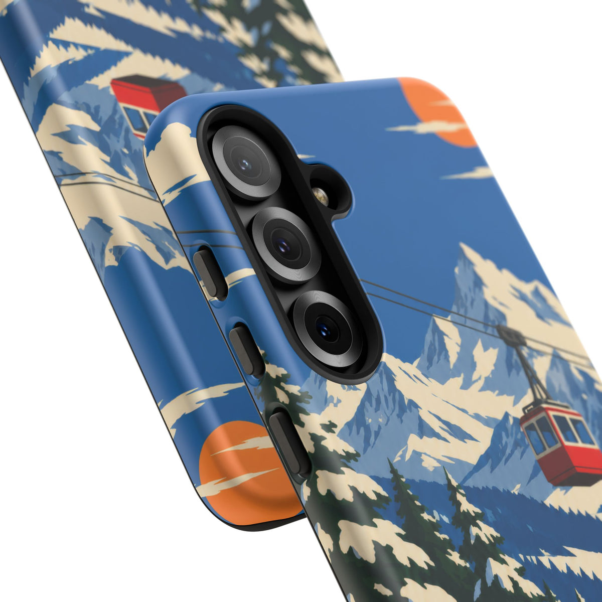 Swiss Skiing — Lift to the Sky Samsung Galaxy Tough Case