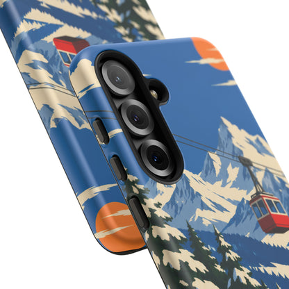 Swiss Skiing — Lift to the Sky Samsung Galaxy Tough Case
