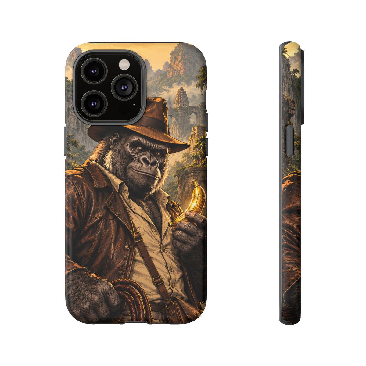 Adventure Gorilla iPhone Tough Case | Temple of Bananas