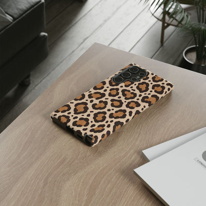 Leopard Print Samsung Galaxy Tough Case | Cocoa Wildcat