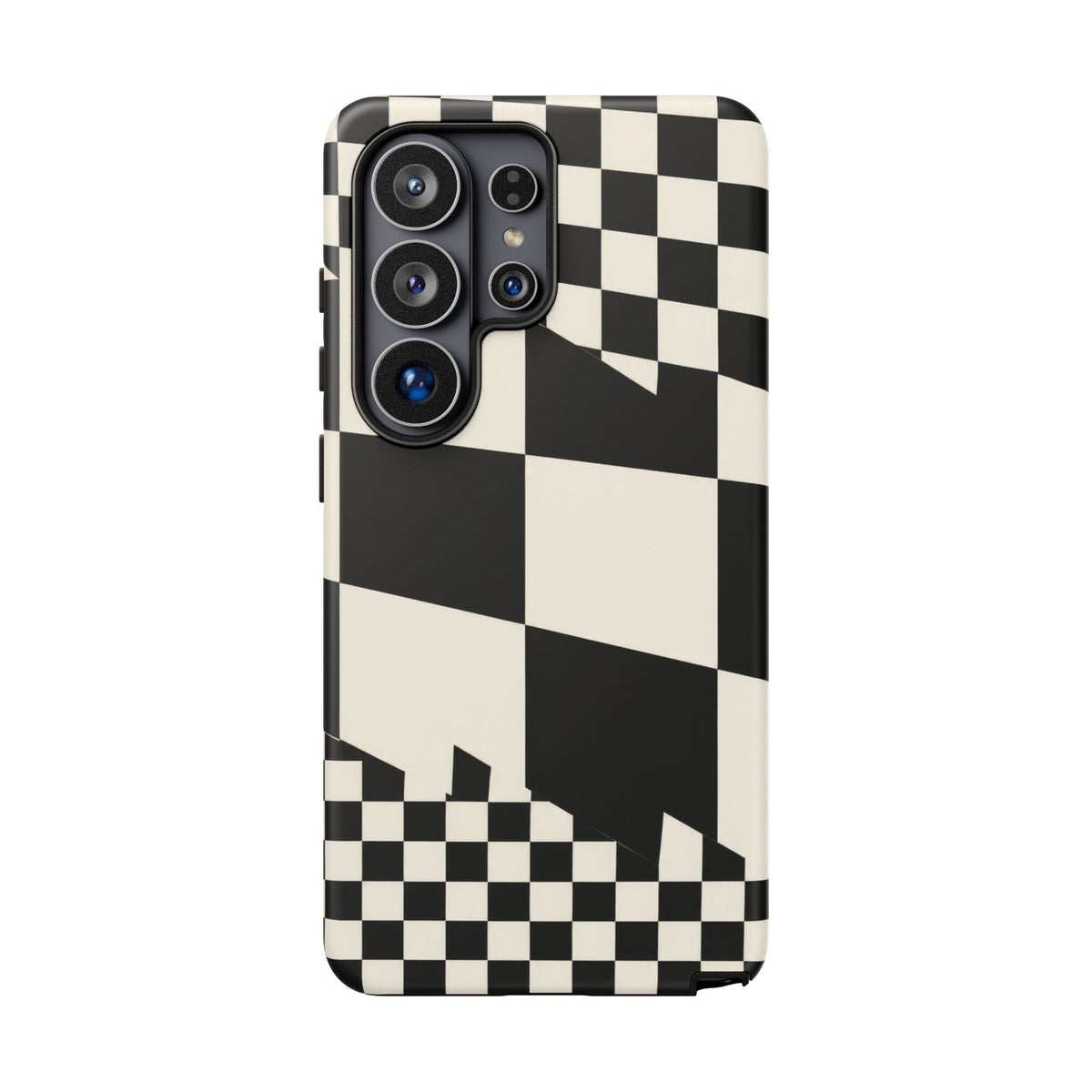 Check Shift Samsung Galaxy Tough Case | Black & White Checkerboard