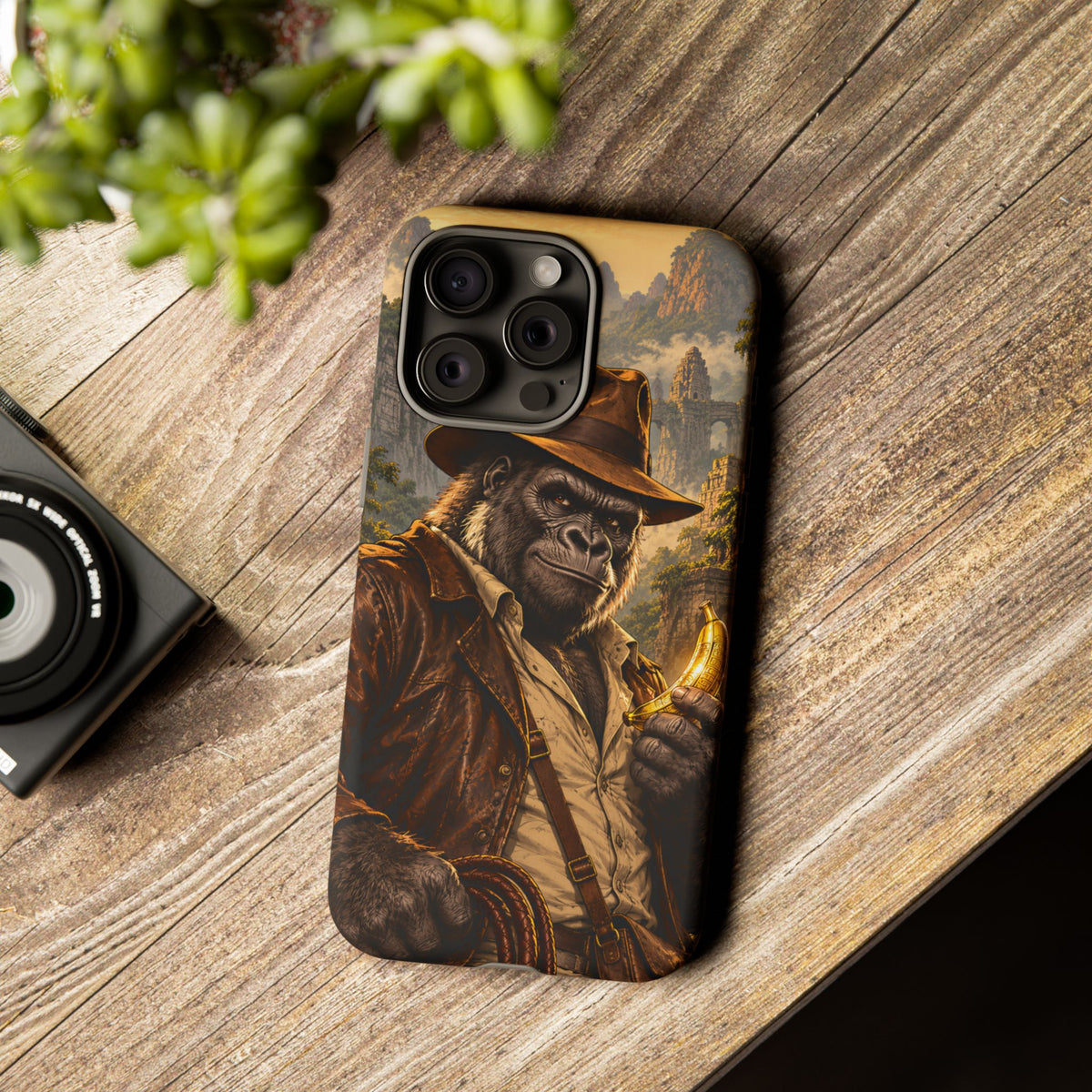 Adventure Gorilla iPhone Tough Case | Temple of Bananas