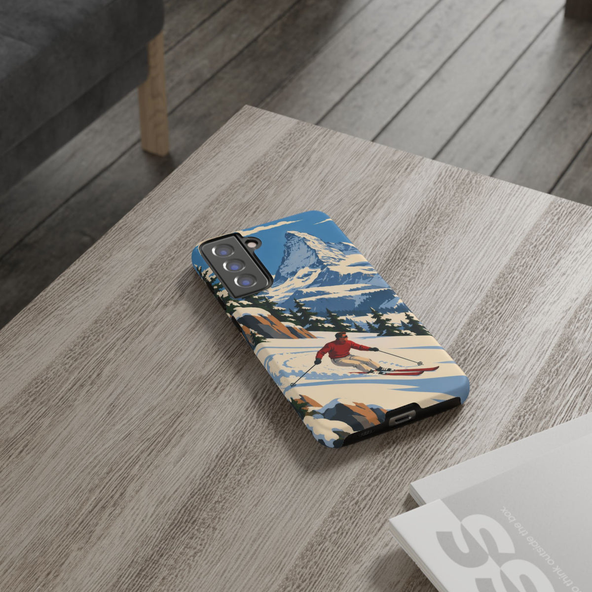 Swiss Skiing — Downhill Arc Samsung Galaxy Tough Case