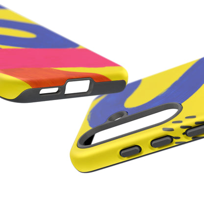 Offbeat Samsung Galaxy Tough Case | Abstract Color Block Art