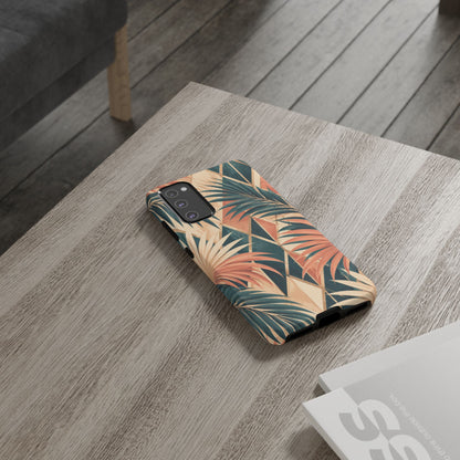 Coral Palm Pavilion Samsung Galaxy Tough Case | art deco