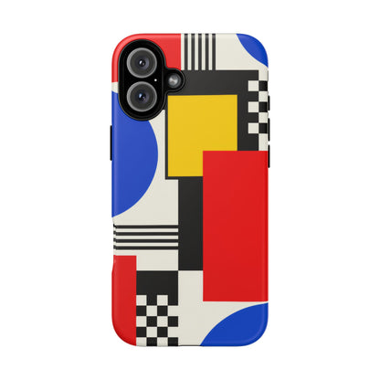 Primary Frequency iPhone Tough Case | Primary Color Geometry