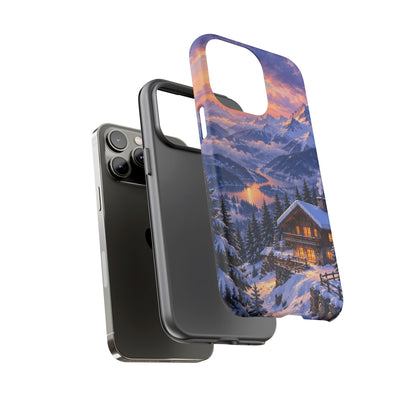 Alpine Hearth iPhone Tough Case | winter cabin