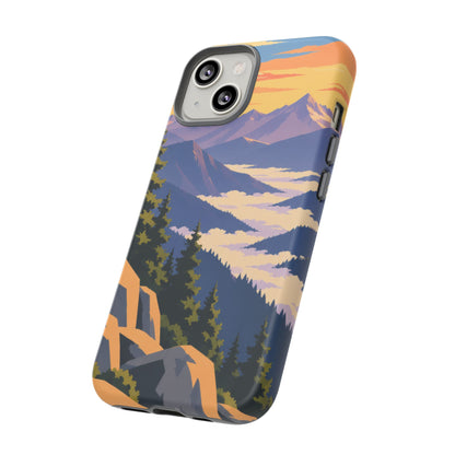 Misty Mountains — Amethyst Pass iPhone Tough Case