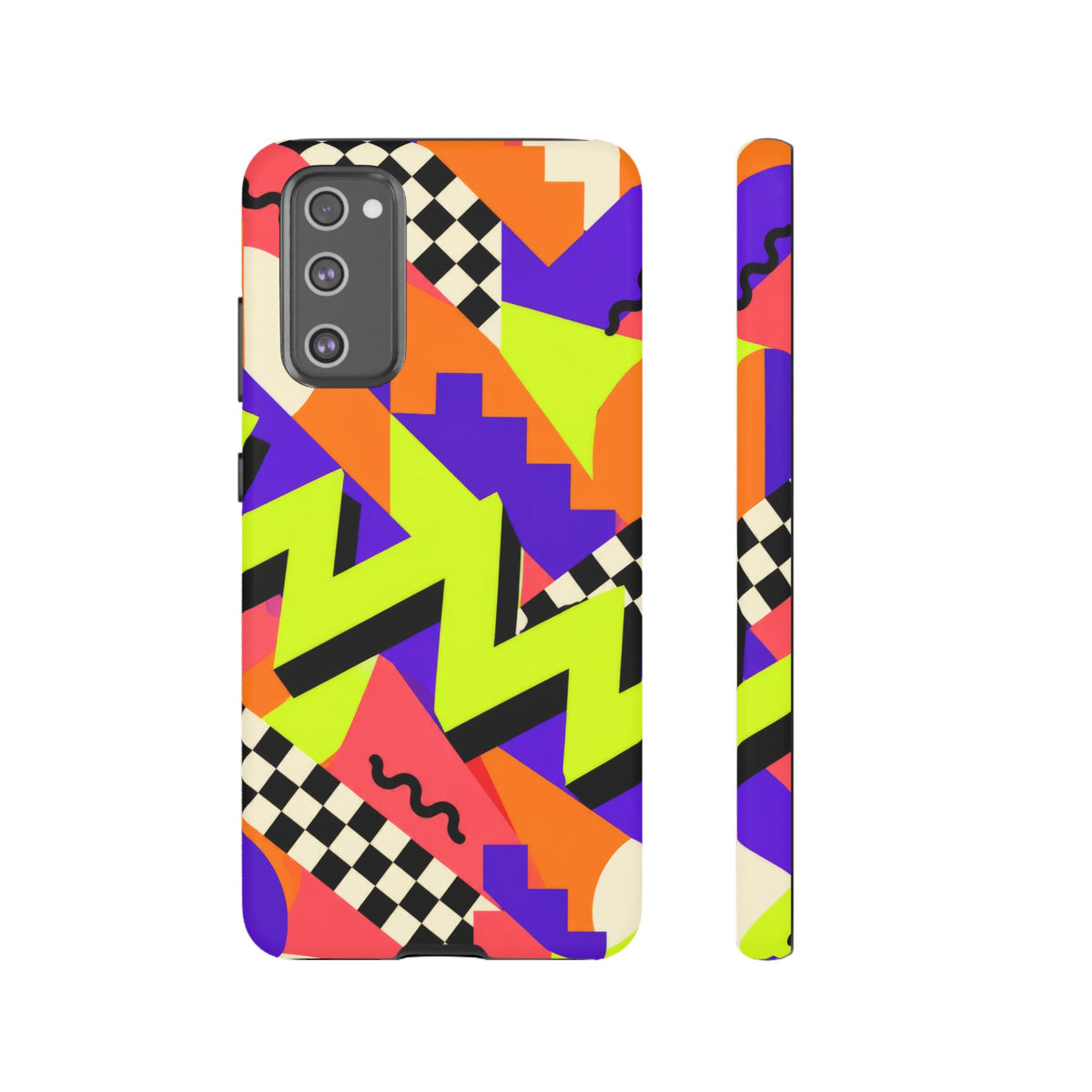 Acid Arcade Samsung Galaxy Tough Case | Bright Retro Geometry