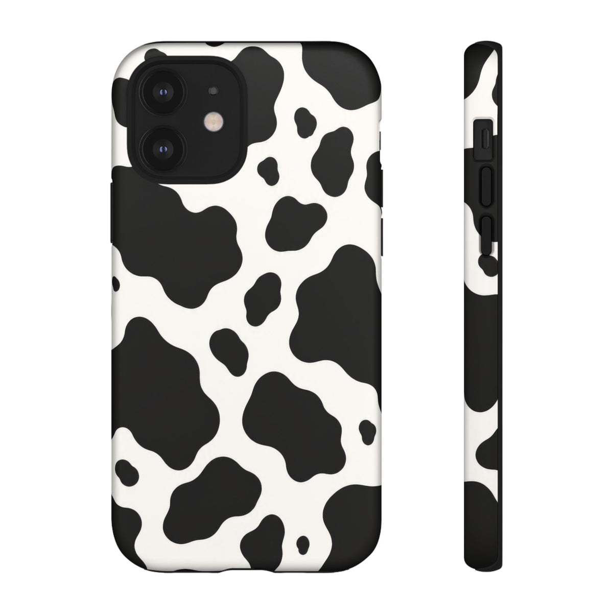 Classic Holstein iPhone Tough Case | Black & White Cow Print