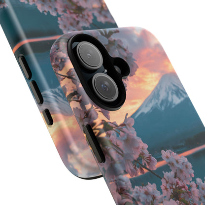 Fuji Petal Reflection iPhone Tough Phone Case