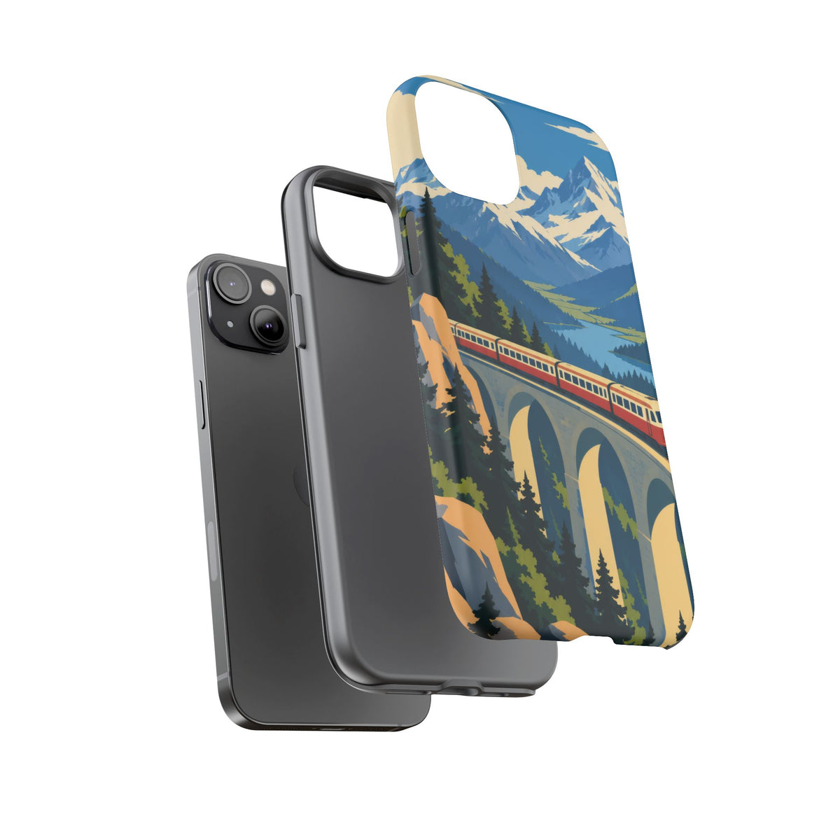 Travel by Train — Alpine Express iPhone Tough Case | train travel