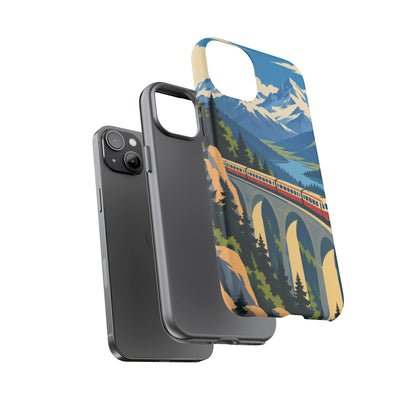 Travel by Train — Alpine Express iPhone Tough Case | train travel