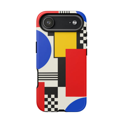 Primary Frequency iPhone Tough Case | Primary Color Geometry