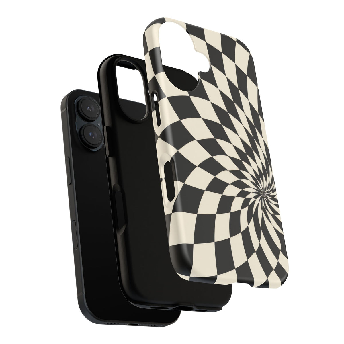 Twist Theory iPhone Tough Case | Optical Checkerboard